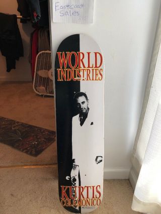 World Industries Skateboard Deck 7.  9 Nos Vintage