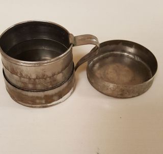 Antique Tin Drinking Cup - Circa Early 1900 