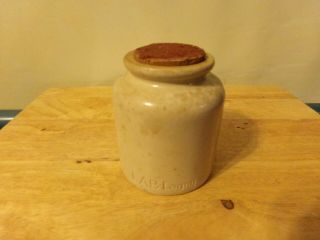 Vintage French Mustard Jar With Wax Seal Lab Lagny