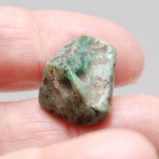Rare_PRE - COLUMBIAN_Mesoamerican Greenstone Figural Bead_20.  7 x 18.  7 x 11.  4mm 3