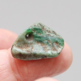 Rare_PRE - COLUMBIAN_Mesoamerican Greenstone Figural Bead_20.  7 x 18.  7 x 11.  4mm 4