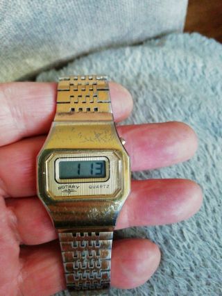 Vintage Rotary Digital Watch 1970s