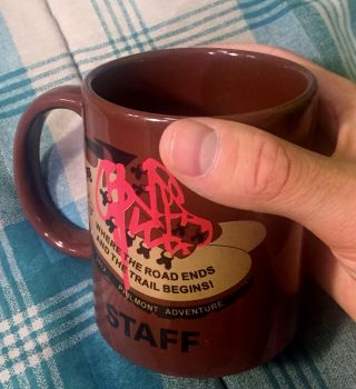 Philmont Scout Ranch 2012 Staff Mug Brown,  Red,  Beige Authentic 2