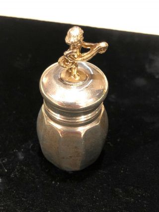 Vintage Empire Sterling Silver Tooth Fairy Trinket Box Baby 