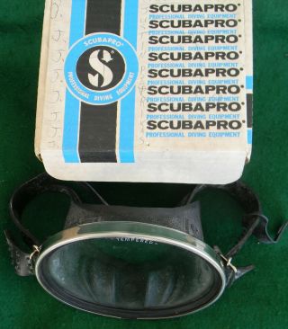 Vintage Scubapro Scuba Diving Snorkeling Mask 24 - 235 - 000