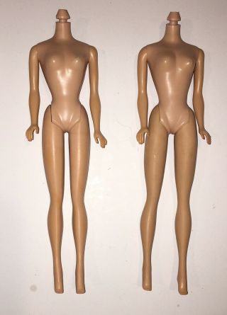 2 Vintage 1962 Barbie Midge Doll Bodies