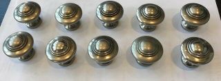 Top Knobs 10 Pewter / Antique Silver Drawer Knob Handles Hardware Cabinets