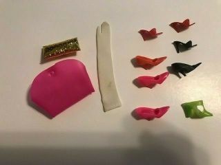 Vintage Barbie Japanese Exclusive accessories purses and shoes 2