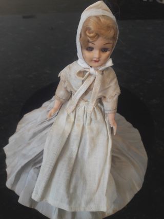 Vintage Pilgrim Plastic Doll 7 1/2 " Open/close Eyes Moveable Arms/head