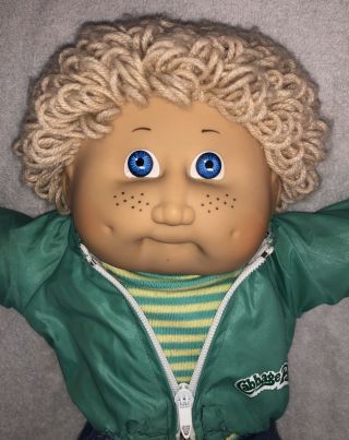 Cabbage Patch Kids Jesmar Spanish Boy Freckles Exc Outfit Dressed 1984 Vintage