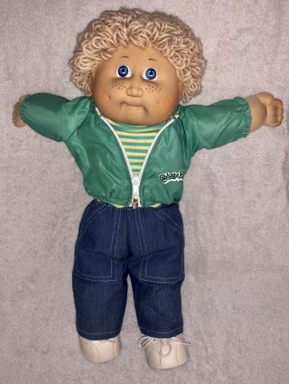 Cabbage Patch Kids Jesmar Spanish Boy Freckles Exc Outfit Dressed 1984 Vintage 2