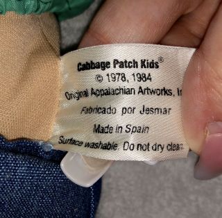 Cabbage Patch Kids Jesmar Spanish Boy Freckles Exc Outfit Dressed 1984 Vintage 6