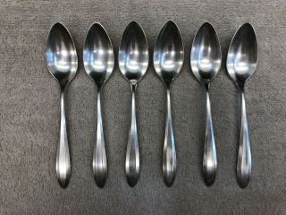 Six Oneida Community Plate Spoons Patrician - Silverplate Flatware