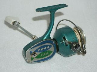 Vintage Penn 722 Spinning Reel - Made In Usa
