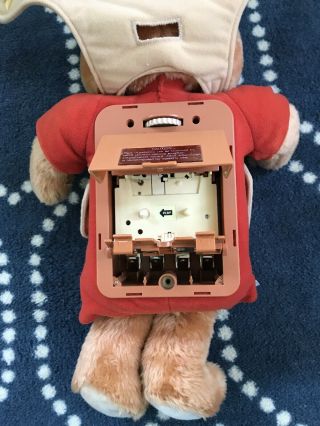 Vintage Teddy Ruxpin Bear with 4 Books and Matching Cassettes with box 5