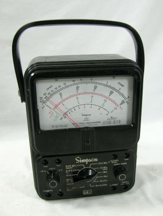Vintage Simpson 260 Series 5 Volt Ohm Milliammeter Not