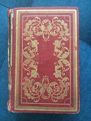 Antique Paradise Lost John Milton 1849 Decorative Gilt Binding W/night Thoughts
