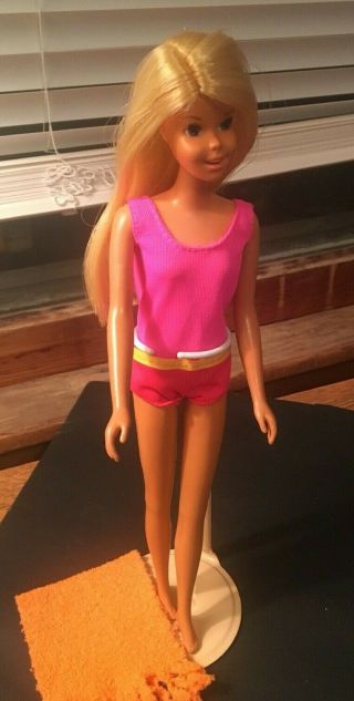 Vintage 1970’s Francie Malibu Barbie,  Suit And Towel,  Japan