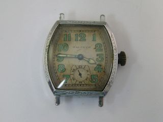 Vintage Waltham Watch Large Case 1920 