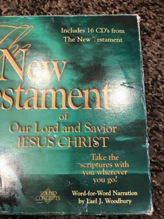 The Testament CD Set LDS Mormon Lael J Woodbury Bible Sound Concepts Vintage 4