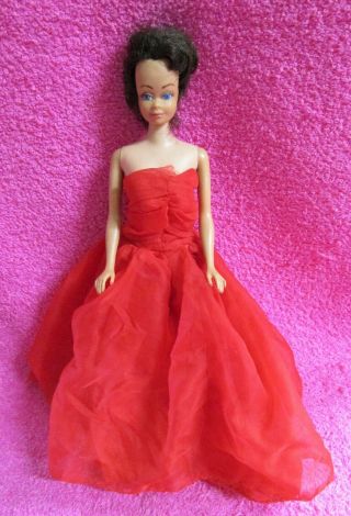 Vintage Mattel Midge 1962 Barbie 1958 Doll 860 Blue Eyes Brunette Freckles Japan