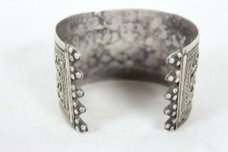 Vintage.  800 Sterling Cuff Bracelet Fine Jewelry Ornate Antique 39.  4 Grams 4