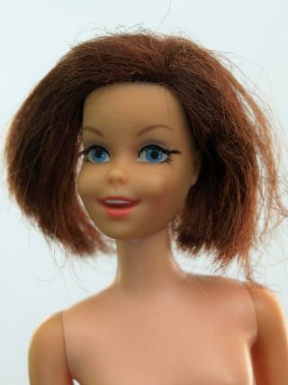 Vintage Mod 1960s Barbie Auburn Red Hair Bendable Legs Casey Doll Tnt