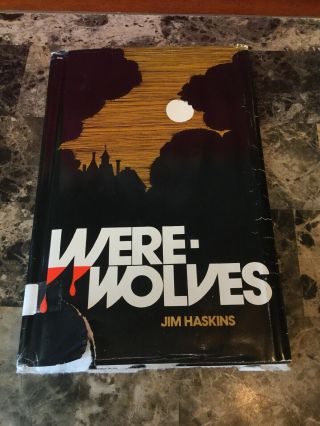 Vintage 1981 Werewolves By Jim Haskins Hardcover Book With Photos Monsters