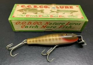 Vintage Creek Chub " Baby Pikie Minnow " Fishing Lure No.  900 - Ge’s