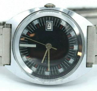 Vintage Mens Timex Mechanical Wrist Watch 26751 2571 1971 34mm Case