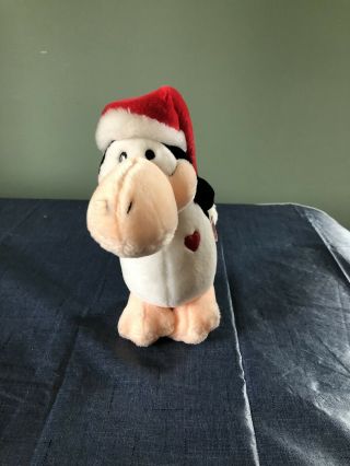 1982 Vintage 9” Opus The Penguin With Heart And Santa Hat Plush Bloom County