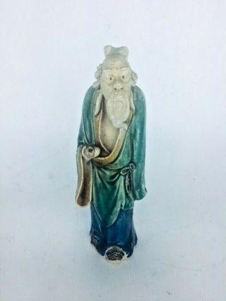 Antique Chinese Mudmen Mudman Mud Man Vintage Shiwan Shekwan Figurine Pottery
