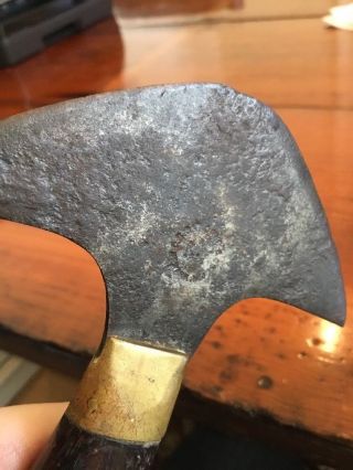 Antique H F Osborne Leather Cutter slitter half moon head knife,  Draw Gauge 5