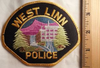 West Linn Oregon Police Patch (highway Patrol,  Sheriff,  Ems)