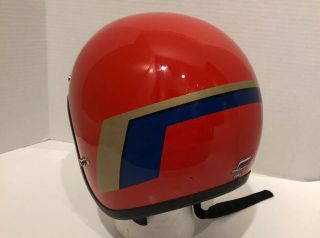 Vintage 70 ' s Shoei Hondaline DOT Custom Stag Helmet Size XL Japan 1975 2