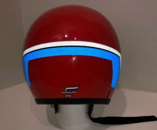 Vintage 70 ' s Shoei Hondaline DOT Custom Stag Helmet Size XL Japan 1975 3