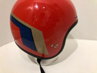Vintage 70 ' s Shoei Hondaline DOT Custom Stag Helmet Size XL Japan 1975 4