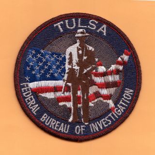 C25 1 Gman Fboi Tulsa Ok Division Terror Police Patch Taskforce Fed Jttf Atf