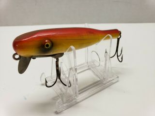 Vintage Paw Paw Fishing Lure Wood Rainbow Color