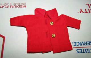 Vintage Tagged Madame Alexander Cissette Doll Red Jacket Outfit