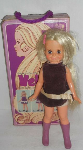 Vintage 1970 Ideal Velvet Doll Chrissy 