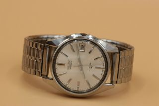 Mens Vintage Seiko Automatic Calendar Day Date Wrist Watch 7025 - 8069 17j