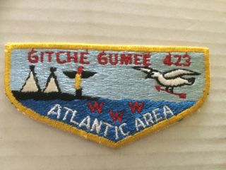 Gitche Gumee Lodge 423 S1 Ff First Flap Atlantic Area Older Oa Flap Rj