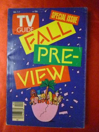 York Metro Oct 1988 Tv Guide Fall Preview Murphy Brown Roseanne Empty Nest