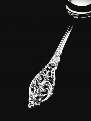 Reed & Barton Florentine Lace Sterling Silver Cream Soup Spoon - 6 1/4 