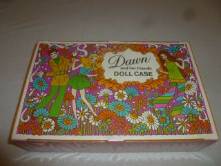 Vintage Topper Toys Dawn And Her Friends Carrying Doll Case 1971 Pink