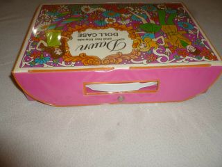 VINTAGE TOPPER TOYS DAWN AND HER FRIENDS CARRYING DOLL CASE 1971 PINK 3
