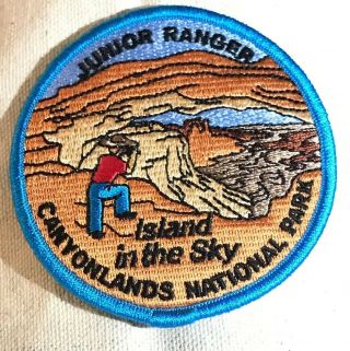 Canyonlands National Park Junior Ranger Embroidered Patch 3” Island In The Sky