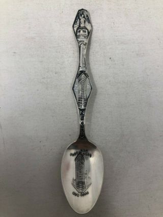 Paye & Baker Sterling Silver Souvenir Spoon Flat Iron Building York City