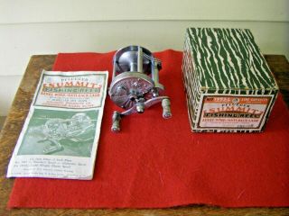 Vintage Pflueger Summit Fishing Reel Model 1993 - L Box And Paperwork